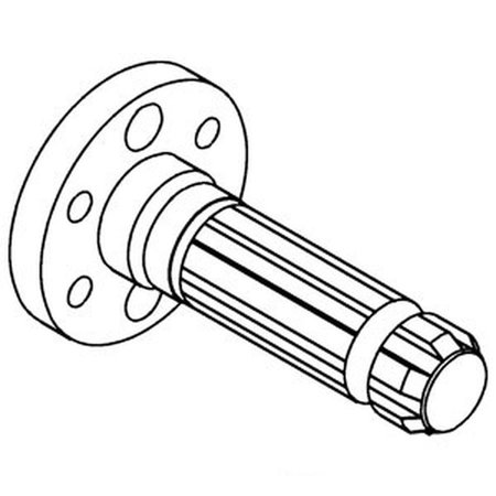 Fits John Deere Parts PTO SHAFT 540 RPM 920, 820(3 Cyl.),2440,2120,2030, -  AFTERMARKET, AT20094